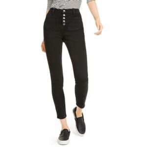 Oat High-Rise Sailor Skinny Jeans - Black NWT Size 27